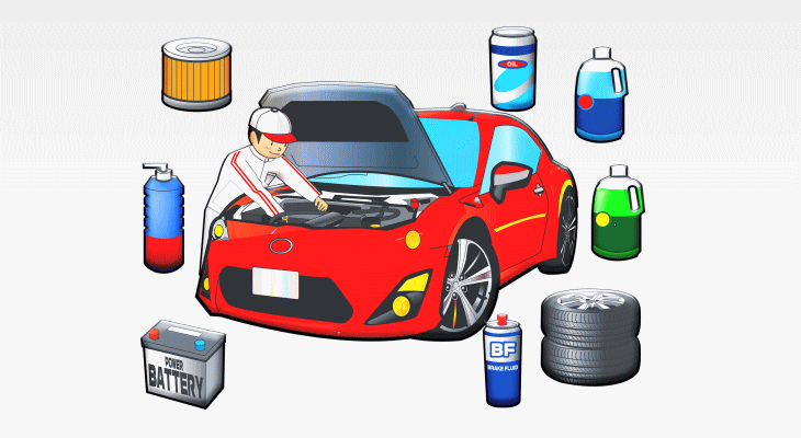 Revisión del coche antes de las vacaciones