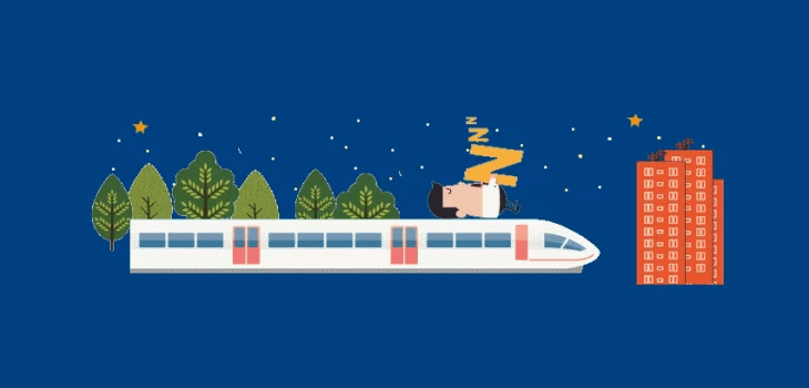 Vacaciones en trenes nocturnos