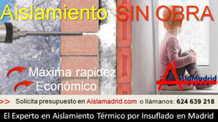 aislamiento térmico por insuflado